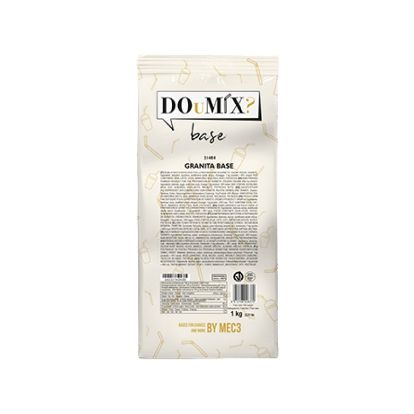 Embalagem DOuMIX? Base sabor a chocolate quente de 1 kg, com ilustrações douradas.