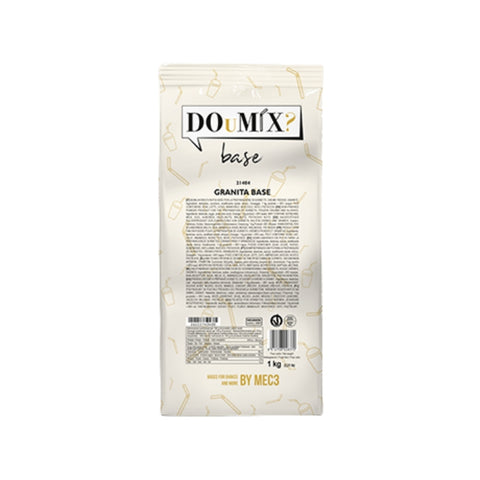Embalagem DOuMIX? Base sabor a chocolate quente de 1 kg, com ilustrações douradas.