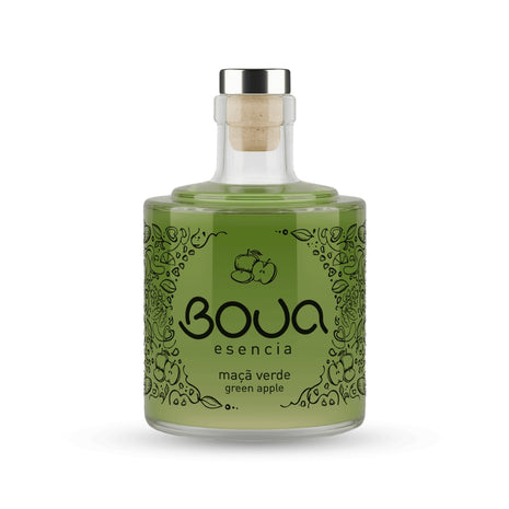 Garrafa de vidro BOUA Esencia Maçã Verde Green Apple, com rolha.